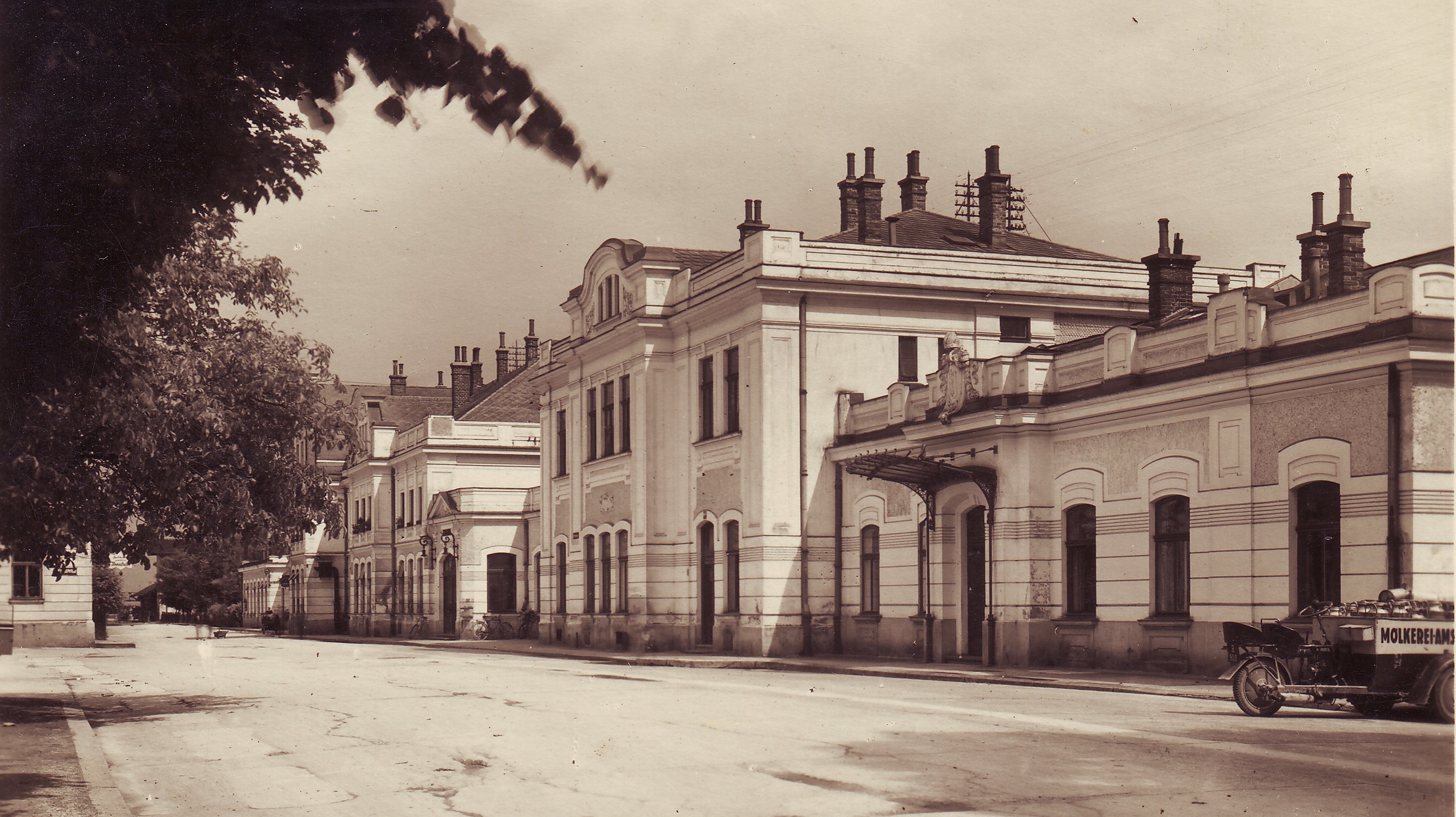 Amstettner Bahnhof in den 1930er Jahren