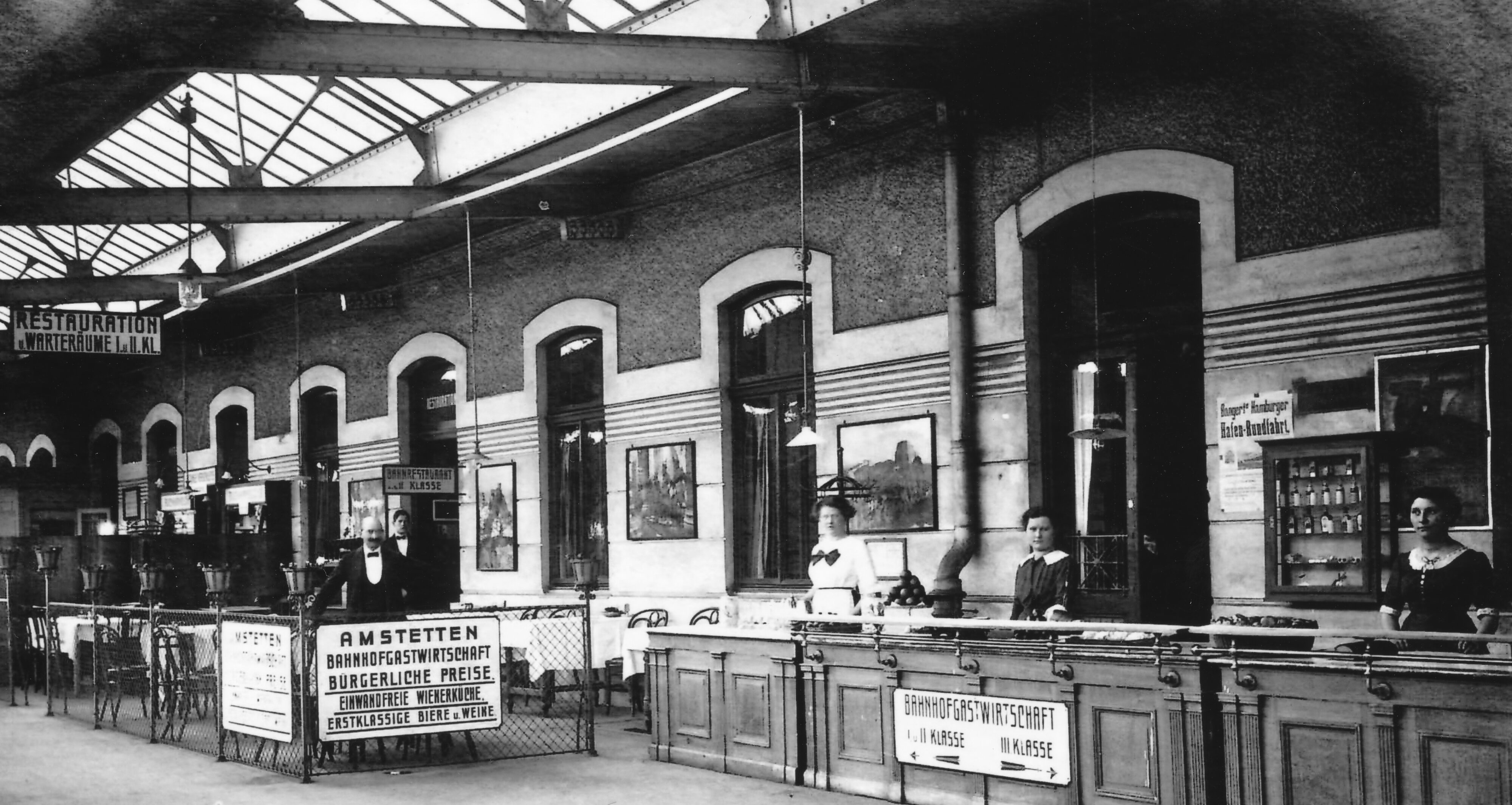 Amstettner Bahnhof - Bahnsteig 1921