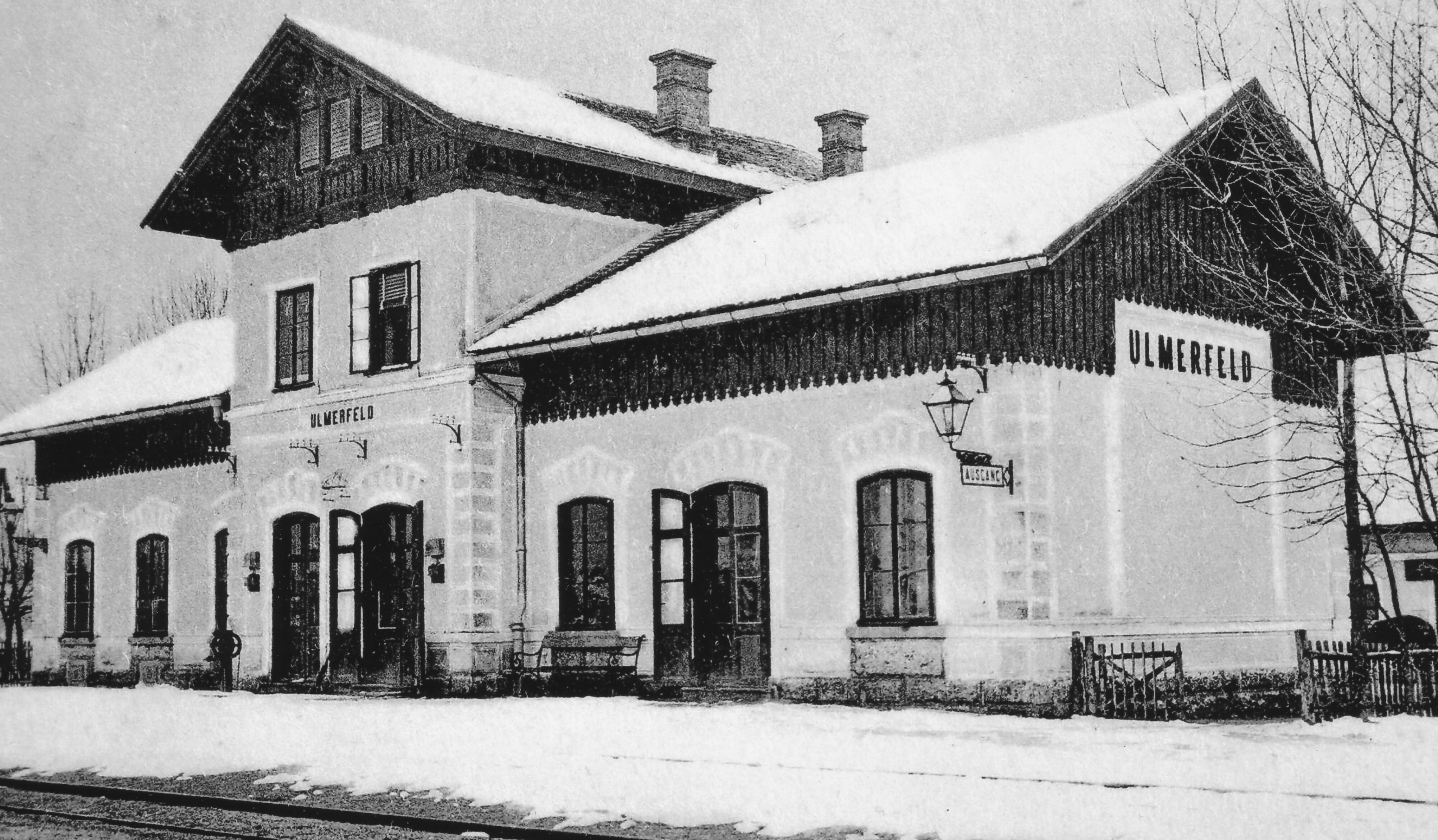 Ulmerfelder Bahnhof um 1900