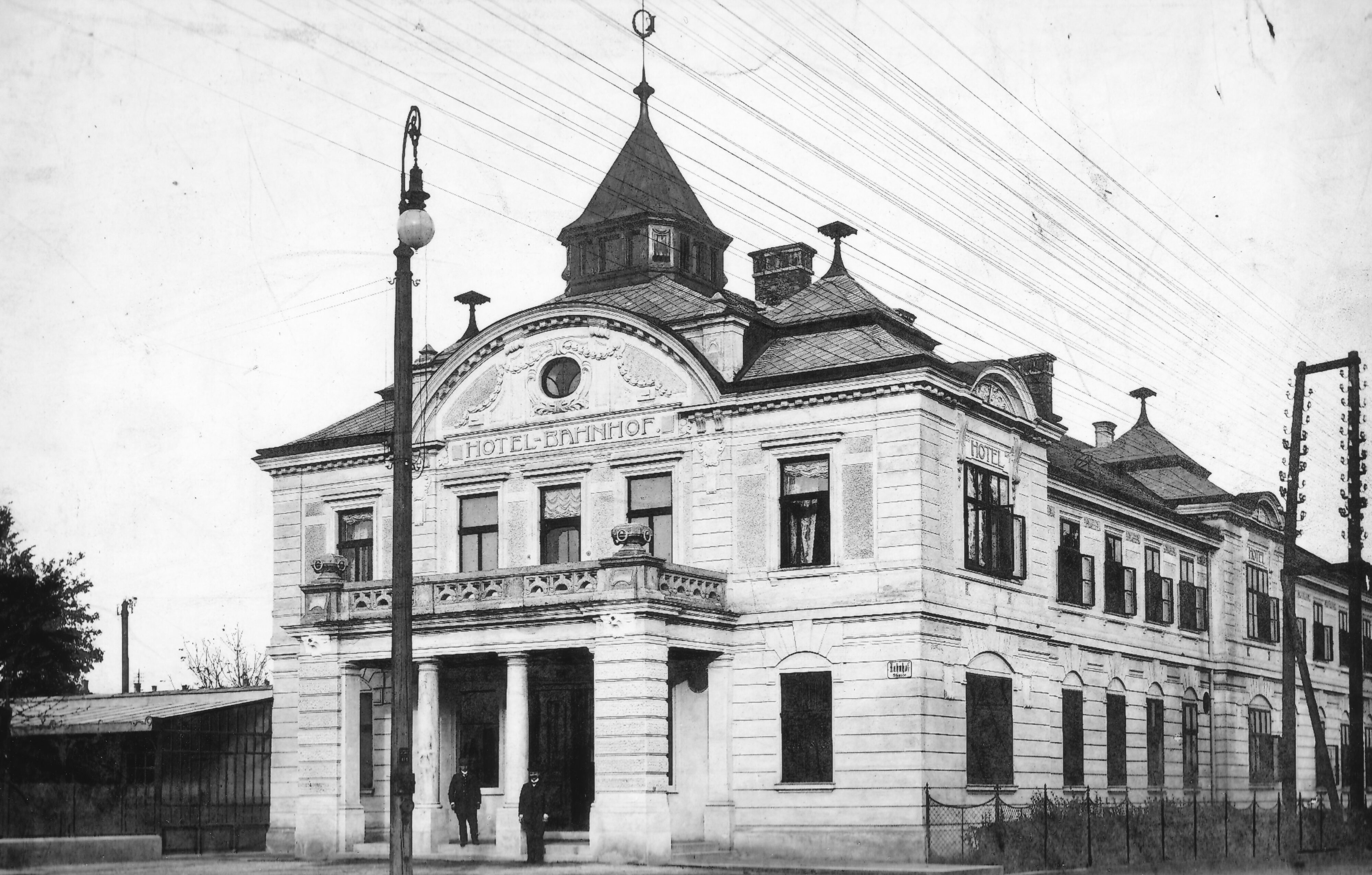 Hotel Bahnhof um 1900